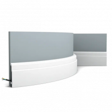 Плинтус гибкий Orac Decor SX155F Полиуретан 2000*108*25 мм